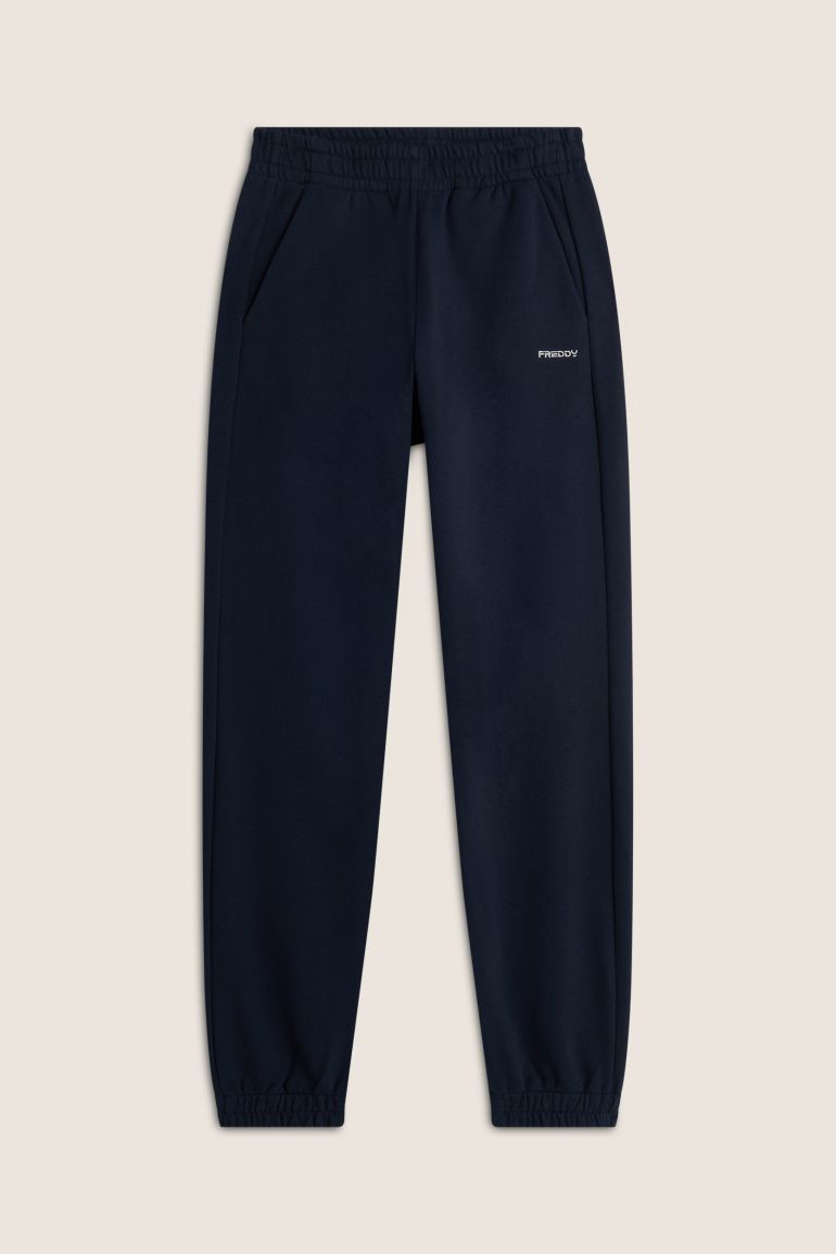 Pantaloni sportivi donna in 100 cotone con elastico in vita Freddy Official Store