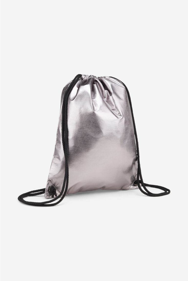 Zaino metallizzato con chiusura a cordino Freddy Official Store