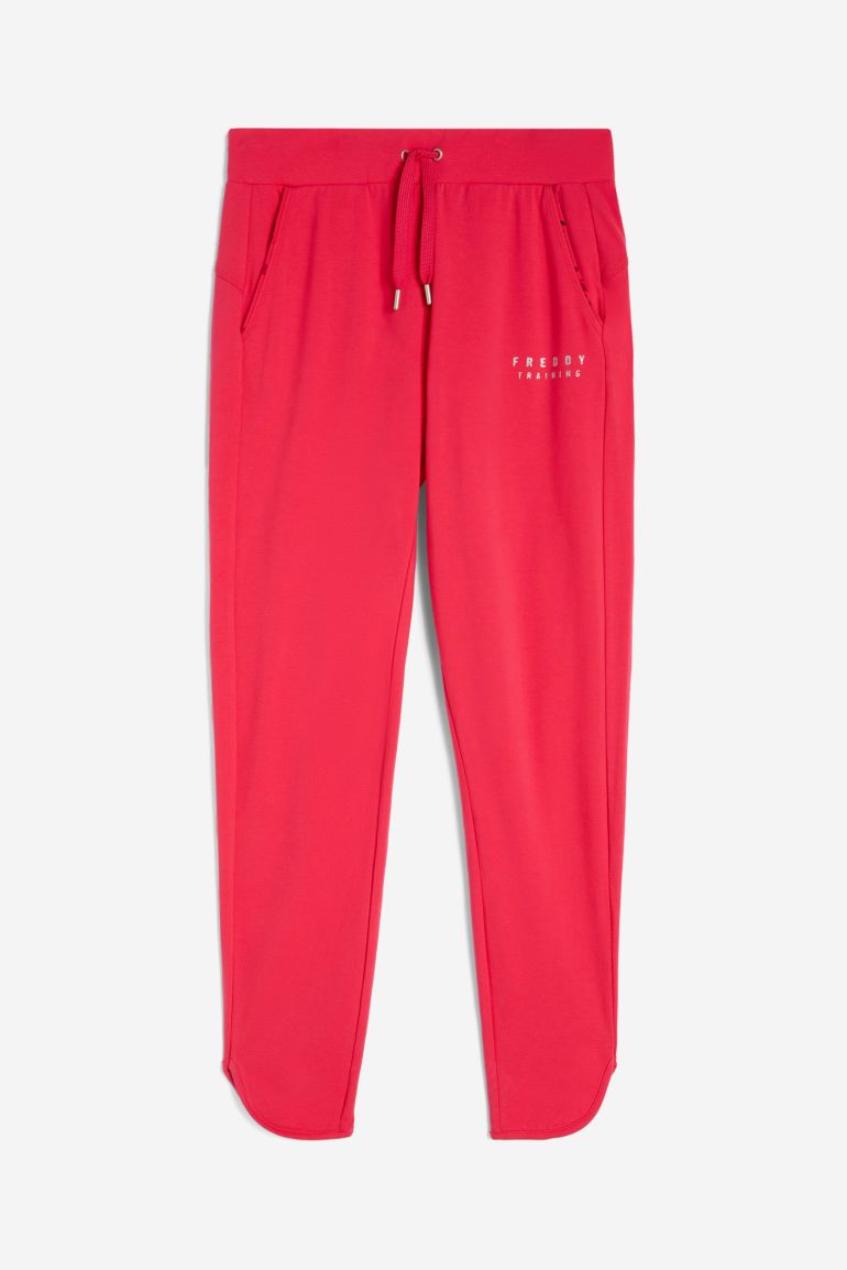 Pantaloni sportivi da donna con micro spacchi sul fondo Freddy Official Store