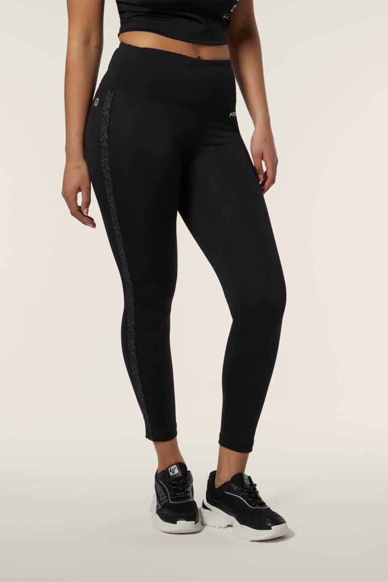 Legging 7 8 en jersey a taille haute avec bande laterale Freddy Official Store