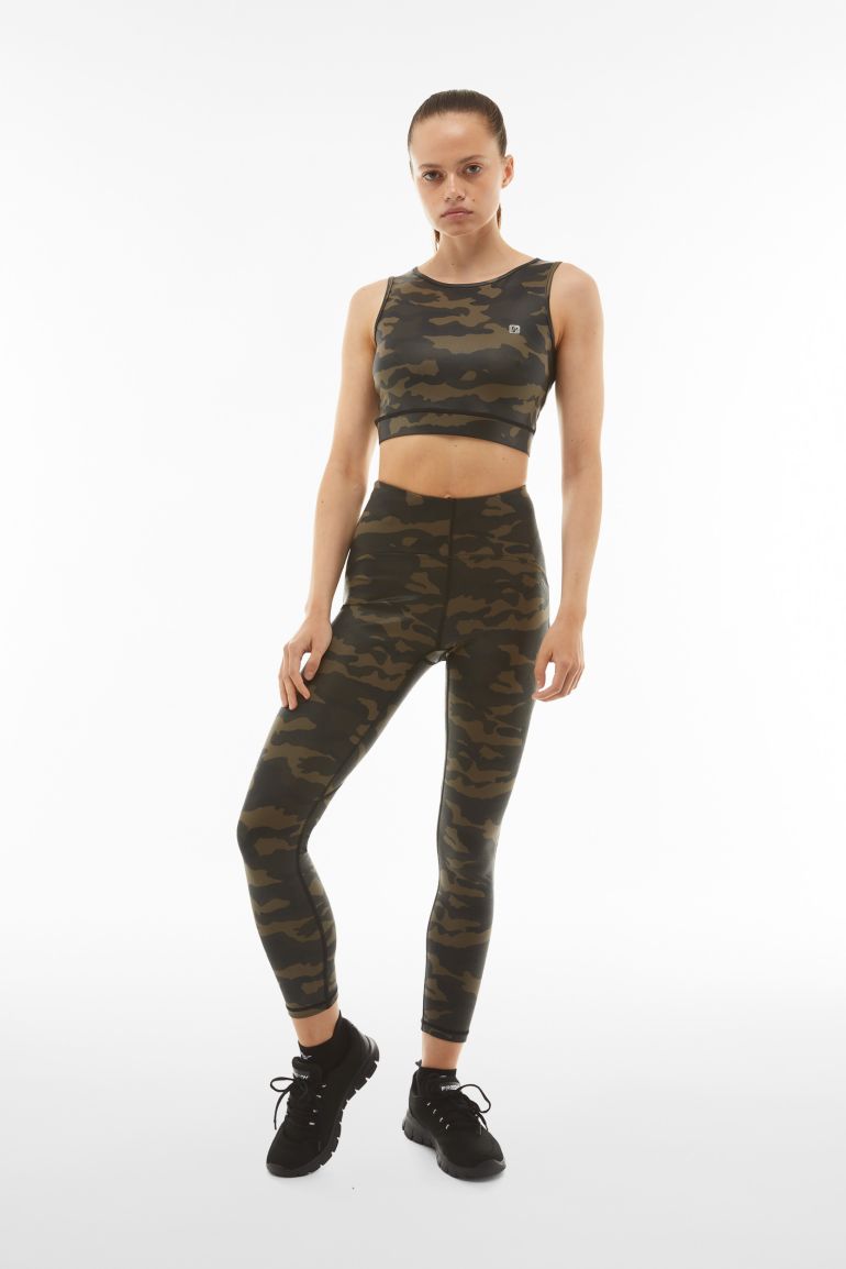 Leggings SuperFit 7 8 vita super alta stampa camouflage Freddy Official Store