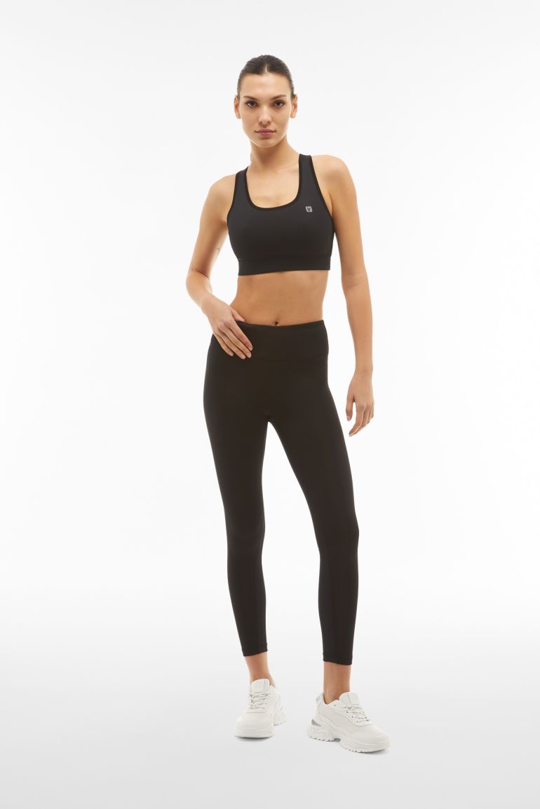 Super high waist leggings with bands down the ankle length legs Freddy Official Store