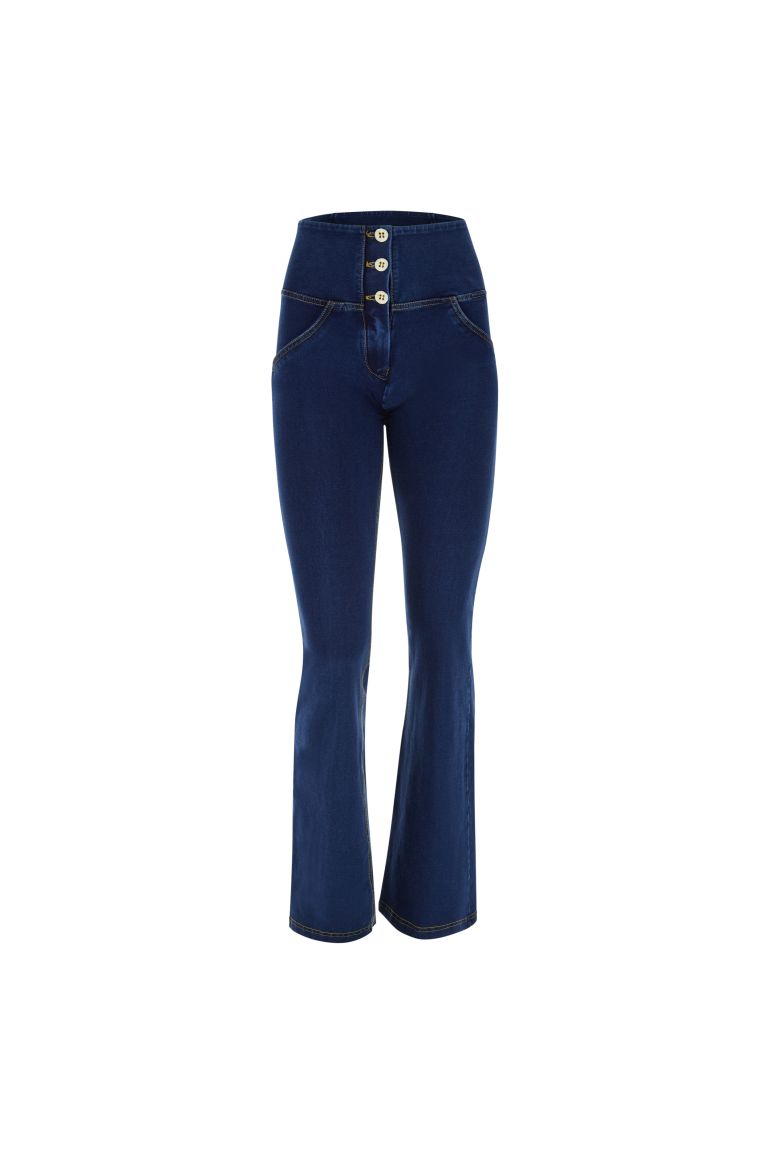 WR.UP push up flare organic cotton jeggings with high waist Freddy Official Store