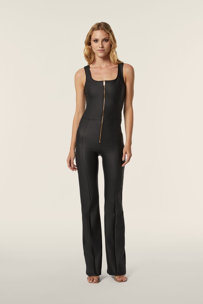 Tuta jumpsuit WR.UP in similpelle con fondo a zampa Freddy Official Store