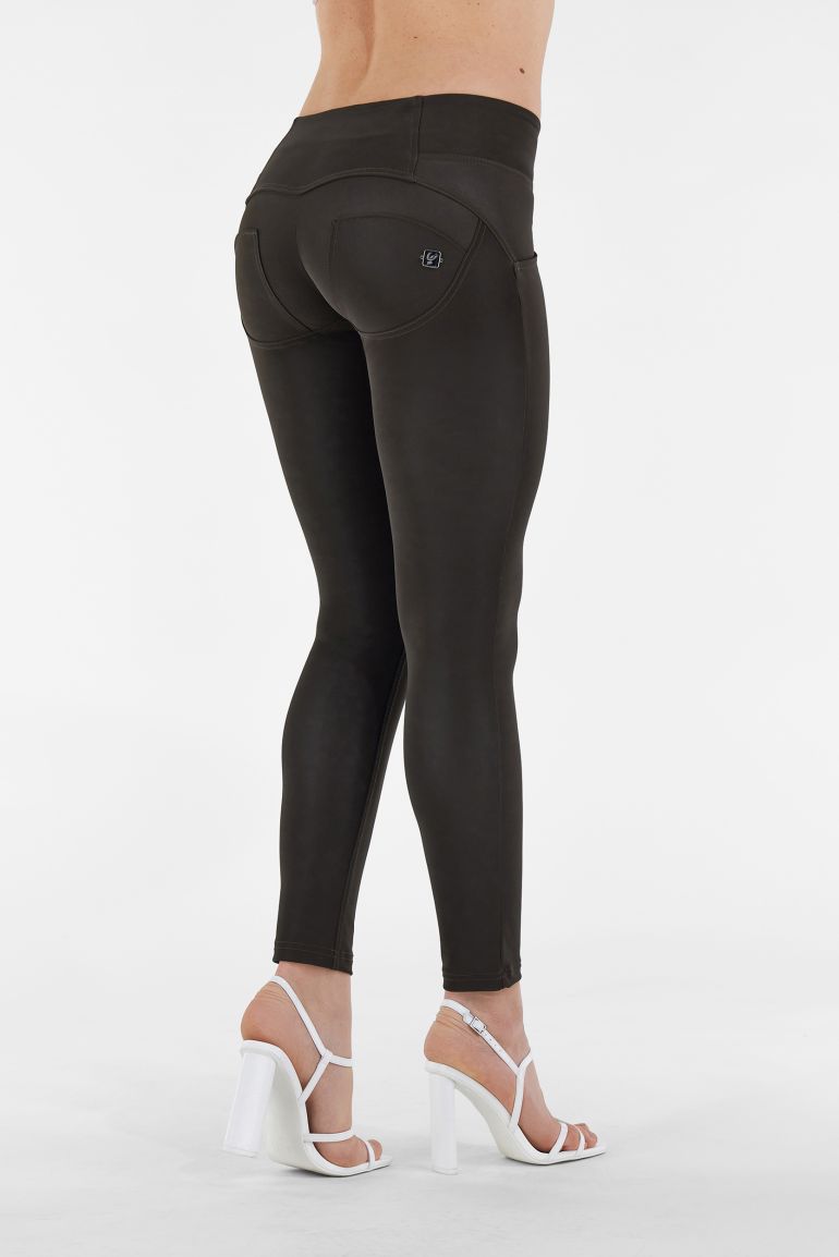 Legging simili cuir push up top