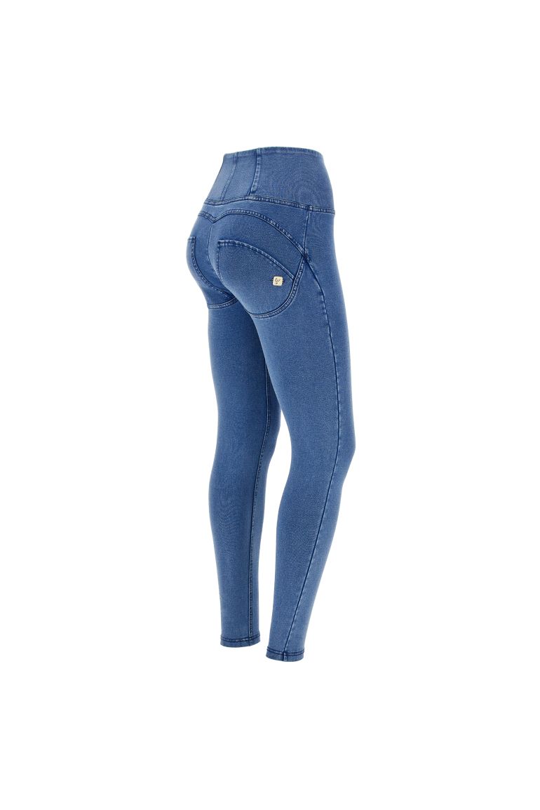 High waist WR.UP shaping super skinny jeggings with a zip Freddy Official Store