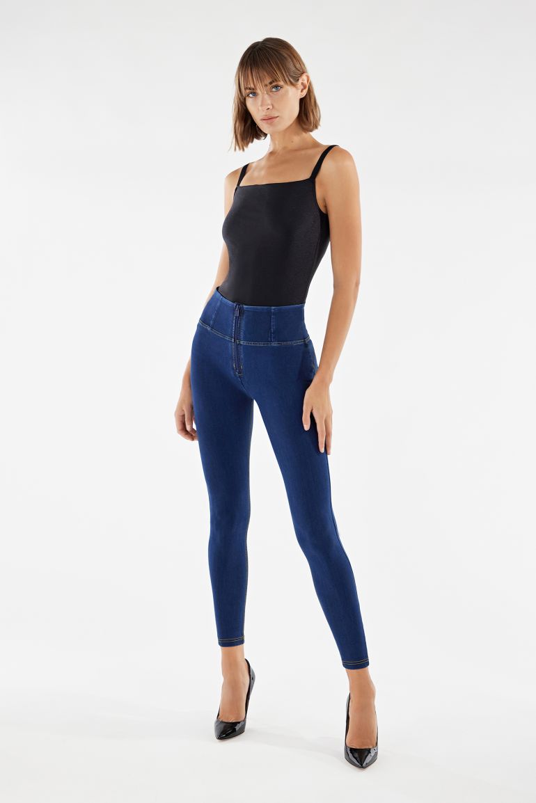 Pantaloni push up WR.UP effetto denim superskinny vita alta Freddy Official Store