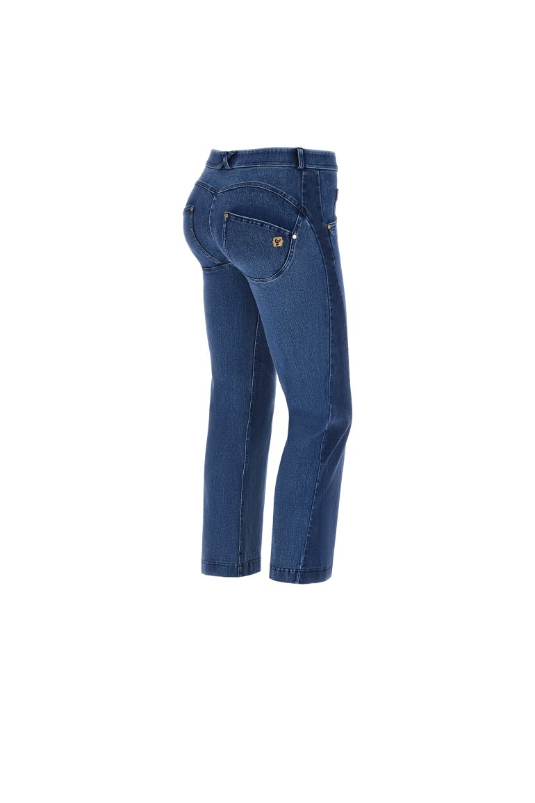 Push up WR.UP cropped jeans dark denim side insert Freddy Official Store