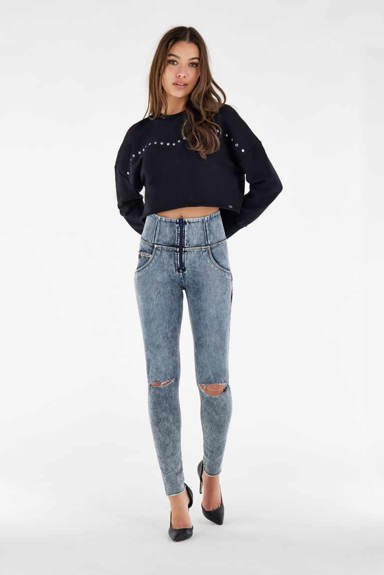 Jeans freddy push up vita alta deals