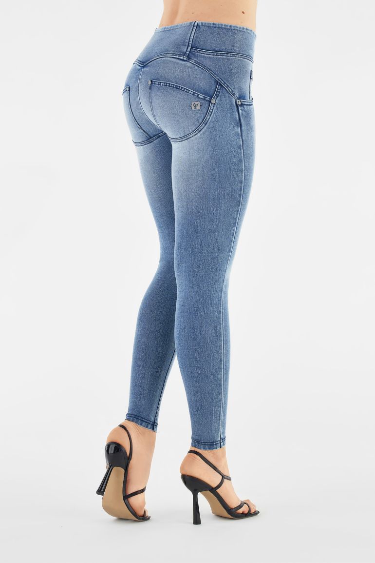 Jeans push up WR.UP vita media denim ecologico effetto used Freddy Official Store