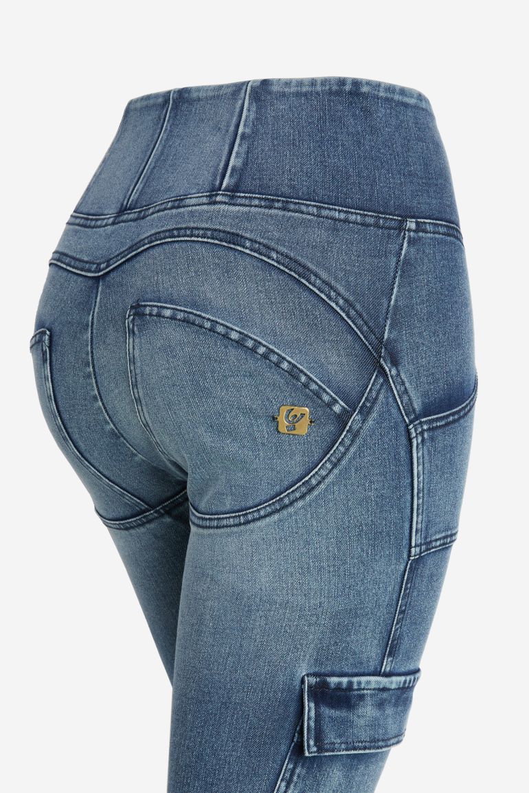 Jeans freddy push up vita alta deals