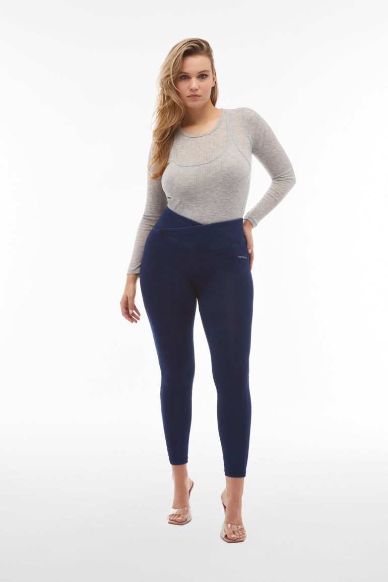 Denim jersey leggings clearance