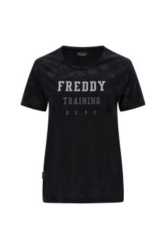 T shirt comfort fit con maniche e spalle stampa floreale Freddy Official Store
