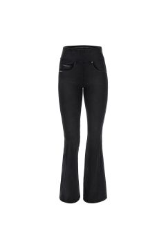 Pantaloni N.O.W. vita alta a zampa in jersey denim Freddy Official
