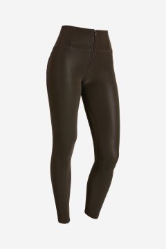 Freddy Faux Leather Pants with Push-Up Effect Black