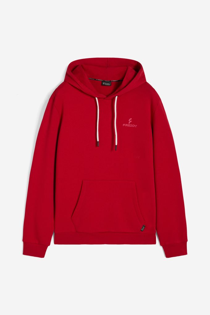 Felpe da uomo con cappuccio e senza Rosso Freddy Official Store