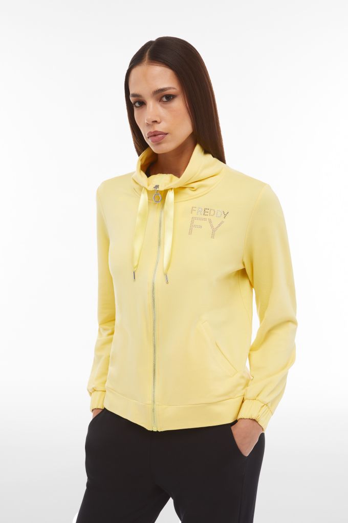 Felpa kd donna giallo hotsell
