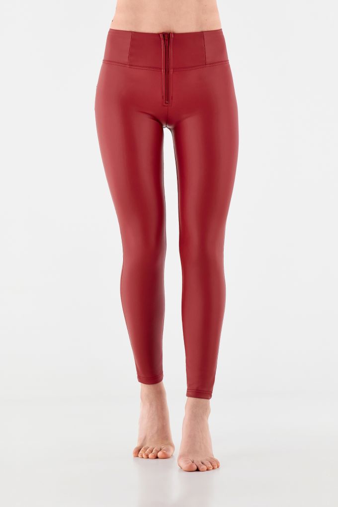 Freddy red leather hotsell pants