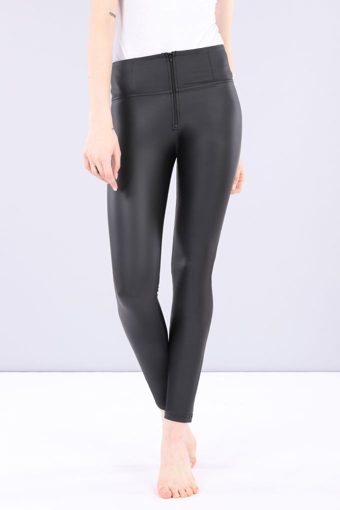 Freddy high clearance waist leather pants