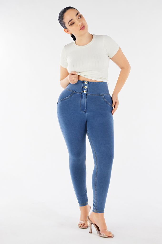 Freddy High Waist Pants and Jeans with Push Up Effect Curvy