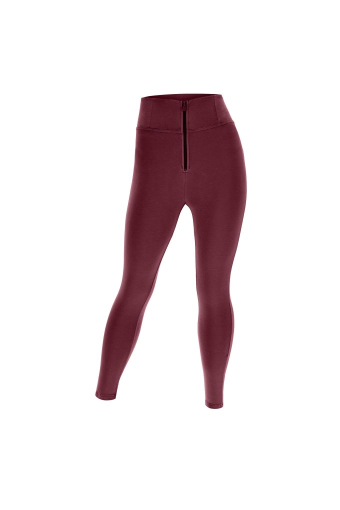 WR.UP® push up 7/8 curvy trousers with high waist and zip