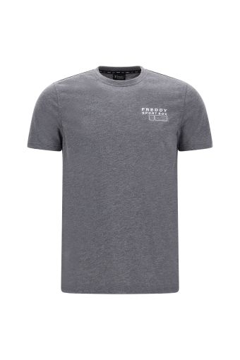 T-shirt en coton avec petit imprimé No Logo FREDDY SPORT BOX