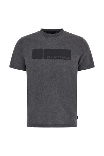 T-shirt 100 % coton avec No Logo géant sur le devant