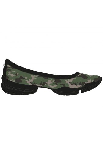 3Pro ballet flats in ultra-light in D.I.W.O.® with fleece lining and triple sole