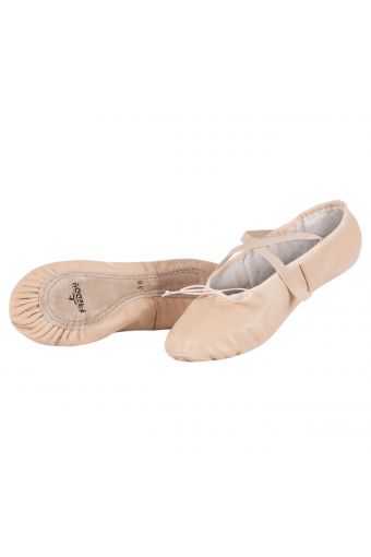 Ballet slippers in calfskin