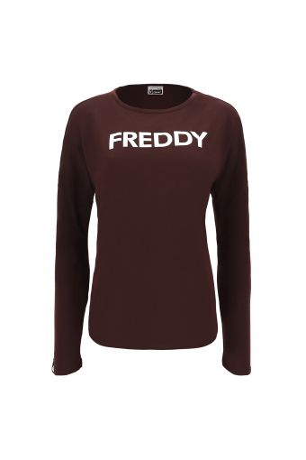Long-sleeve t-shirt with a FREDDY logo