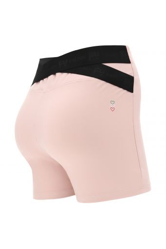 Yoga shorts in breathable bio-based fabric - 100% Made in Italy