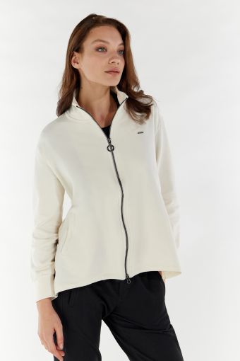 Felpa Donna Zip Laterale Freddy 