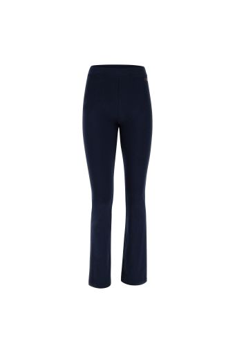 Straight leg athletic trousers in heavy jersey stretch
