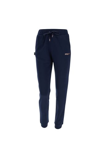 Brushed fleece joggers with a drawstring
