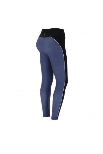 Yoga leggings in stretch jersey and denim 100% Made in Italy