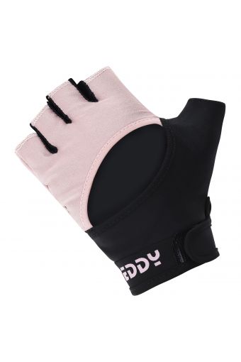 Women's two-tone mesh non-slip fitness gloves