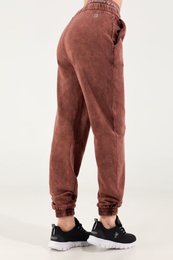 Used-look fleece joggers with a Freddy lettering elastic waistband