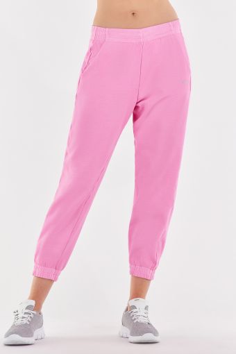 Fluorescent french terry joggers with an elasticated waist and cuffs