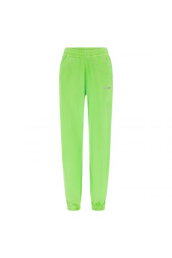 Fluorescent french terry joggers with an elasticated waist and cuffs