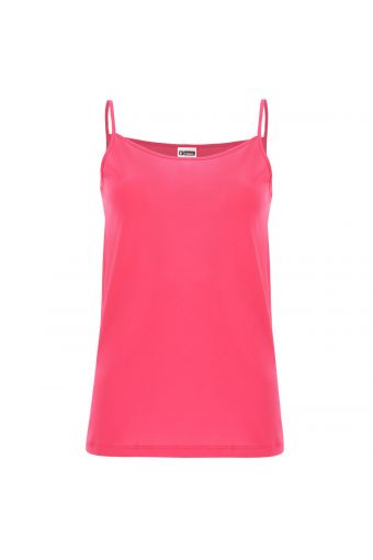 Lightweight cotton tank top with thin straps