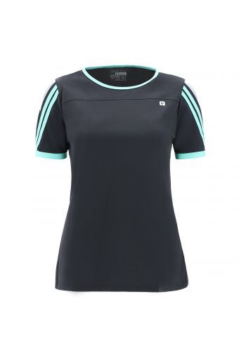 Jersey t-shirt with contrast inserts