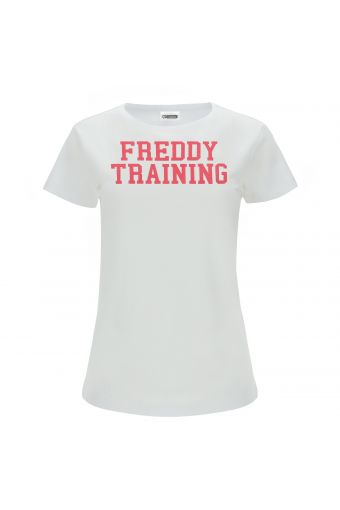 T-shirt with a contrast FREDDY TRAINING print