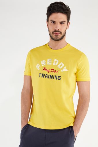 T-shirt léger avec décoration multicolore FREDDY TRAINING