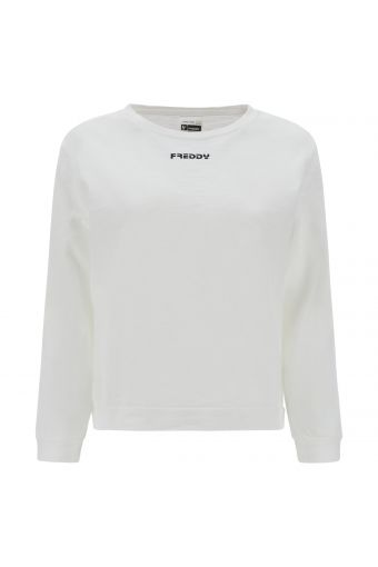 Comfort-fit 100% cotton sweatshirt with FREDDY print