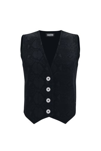 Women's snake print vest