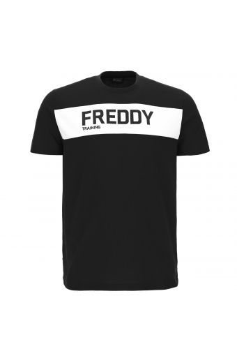 T-shirt with a FREDDY TRAINING print and front panel
