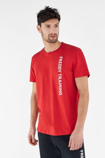 T-shirt élastique avec imprimé vertical FREDDY TRAINING