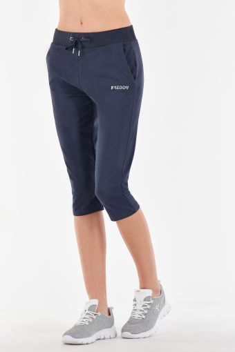 Regular fit corsair-length stretch trousers