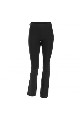 Straight leg athletic trousers in heavy stretch jersey