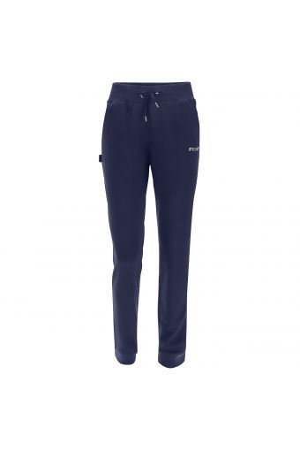 Stretch joggers with cuffs at the ankles
